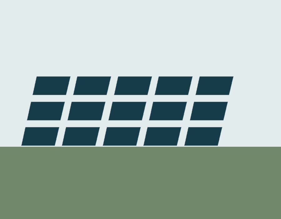 Solar panel installation